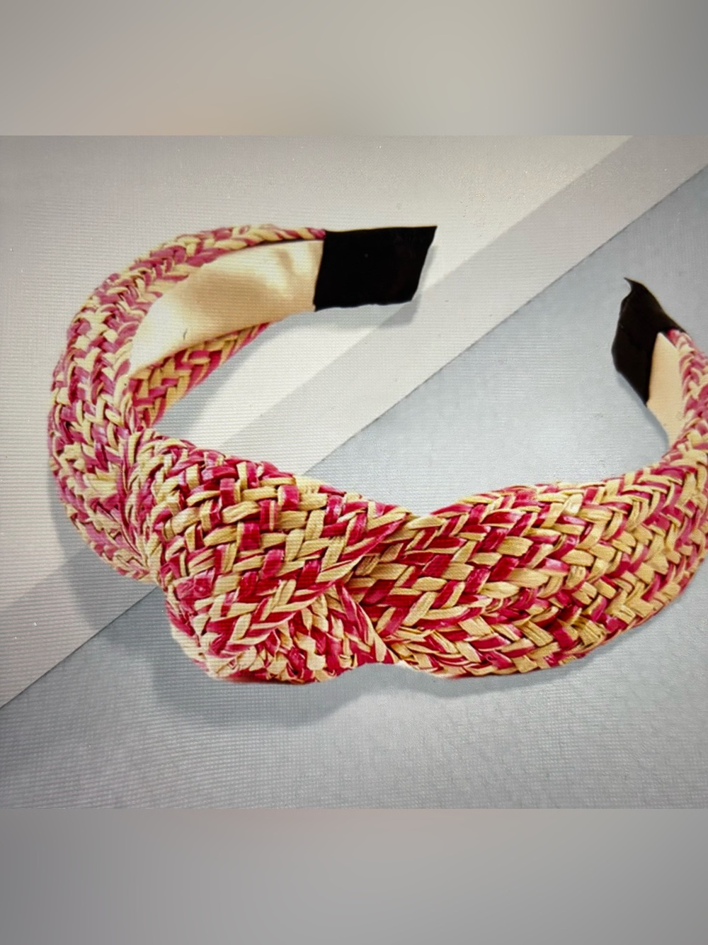 Boho Raffia Knot Headband